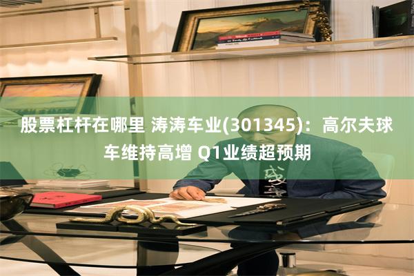 股票杠杆在哪里 涛涛车业(301345)：高尔夫球车维持高增 Q1业绩超预期